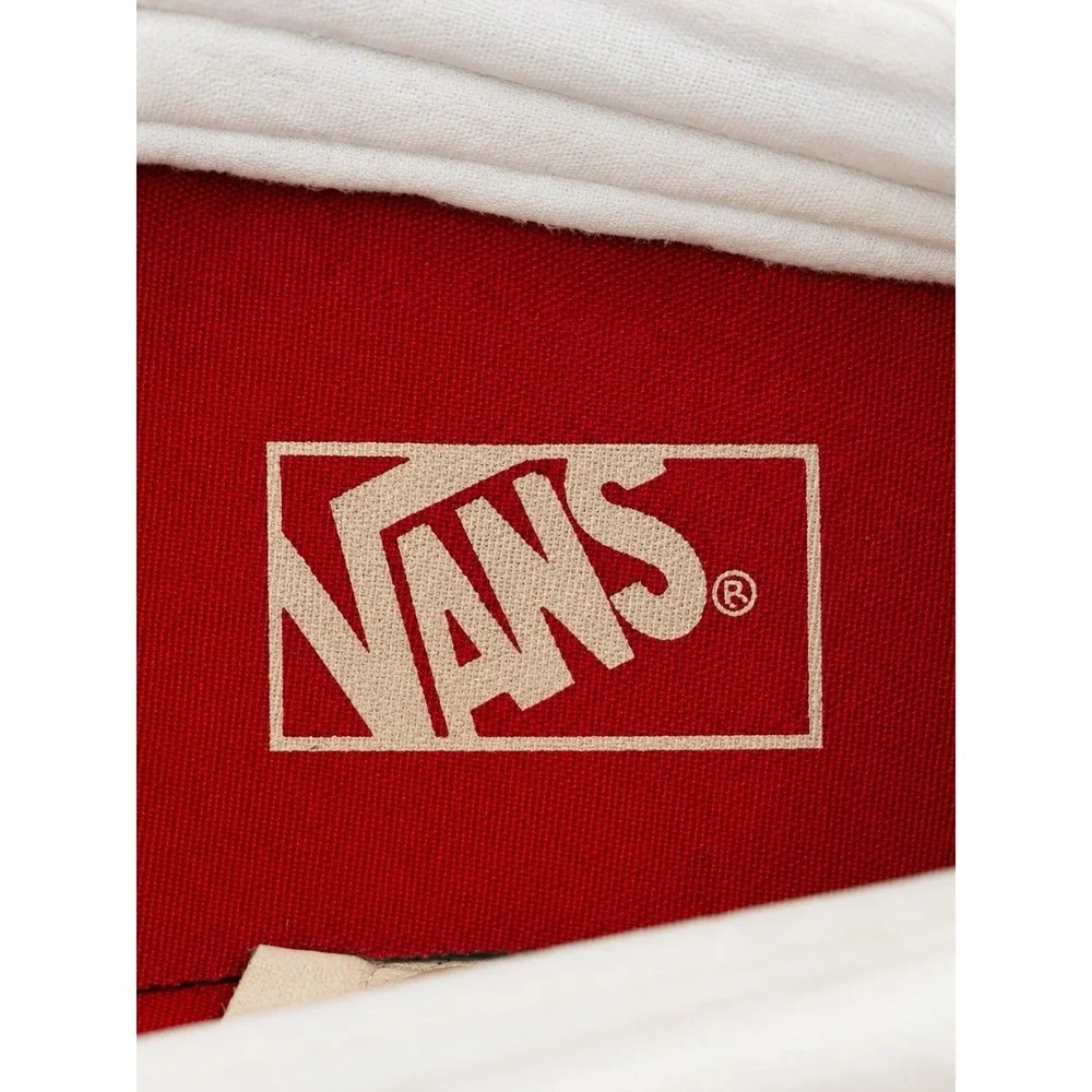 Vans Sk8-Hi Racing Red Canvas High Top Sneakers Mens 7.5 Womens 9 Skate Shoes